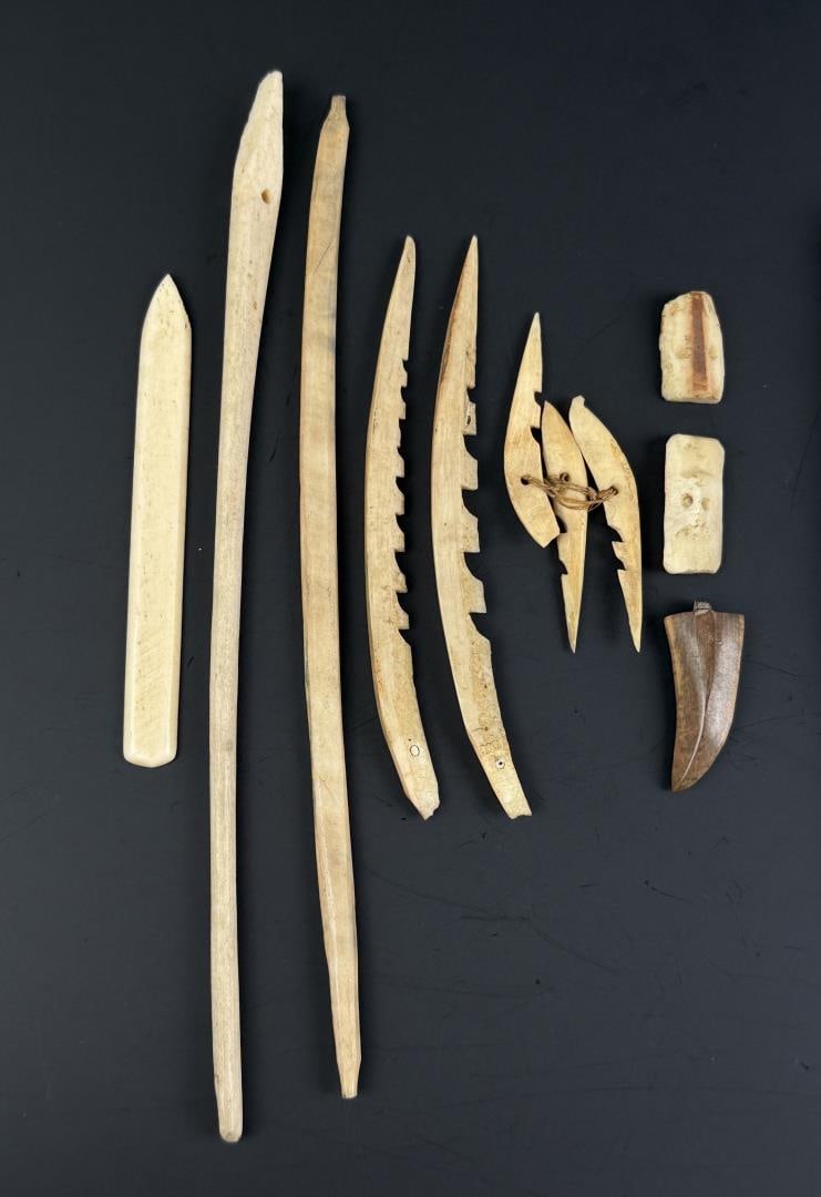 Ancient Thule Inuit Alaskan Eskimo Ivory Tools (1 of 5)