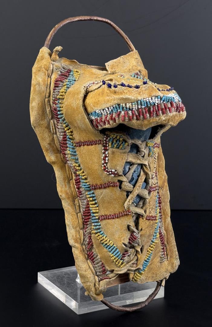 Miniature Native American Indian Doll Cradleboard (1 of 9)