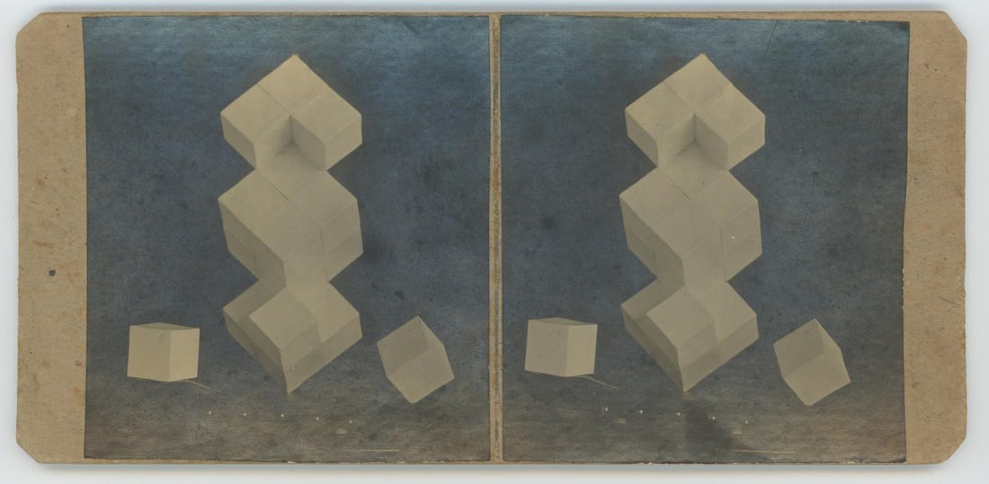 Educational Geometry Stereoview: Nice example.