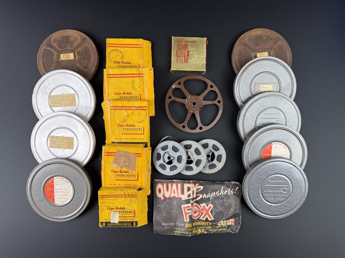 Vintage Kodachrome Color Movie 8mm Film Reels (1 of 12)