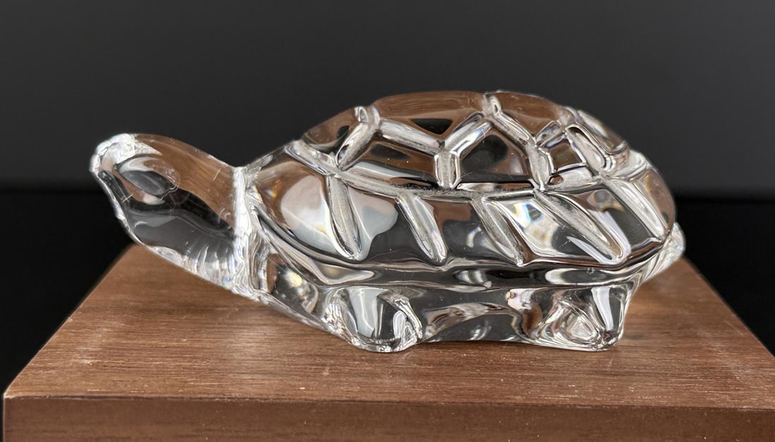 Villeroy & Boch Art Glass Turtle Paperweight (1 of 4)