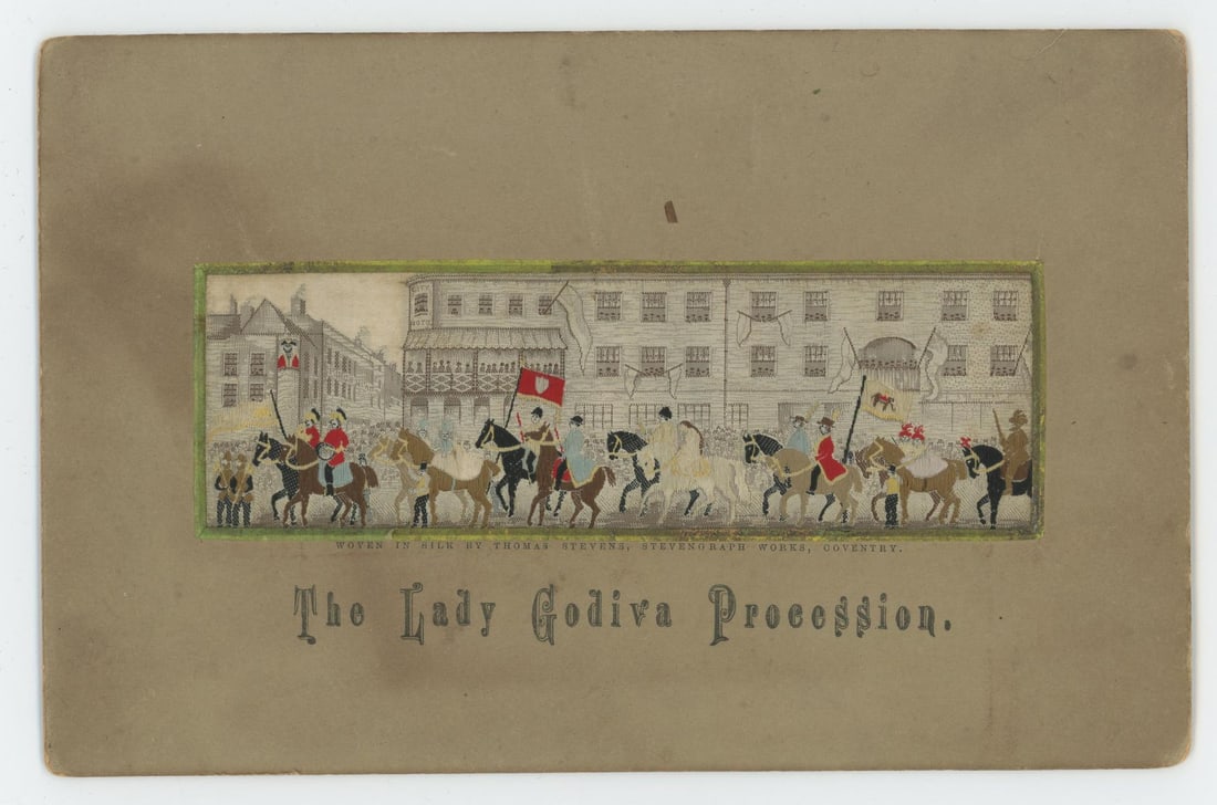 The Lady Godiva Procession Stevengraph (1 of 3)