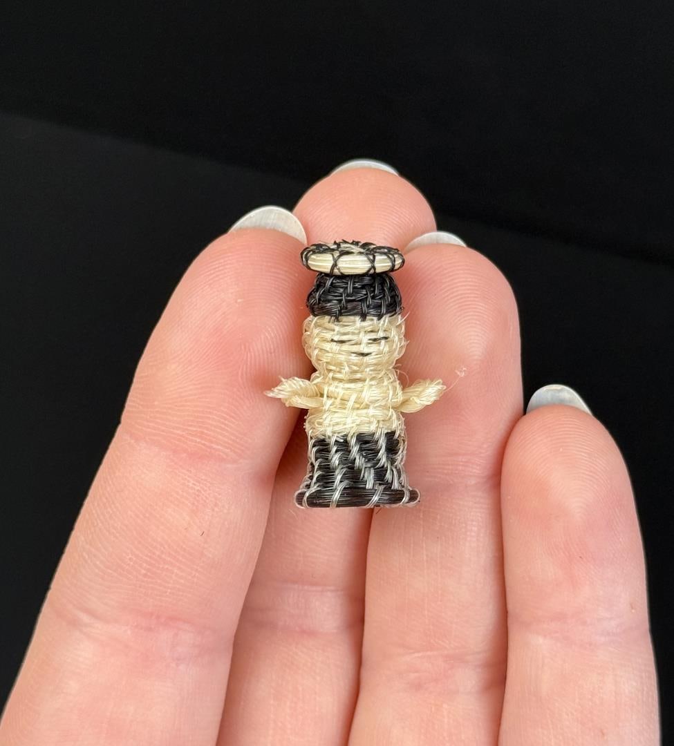 Papago Miniature Horsehair Basket Doll (1 of 6)