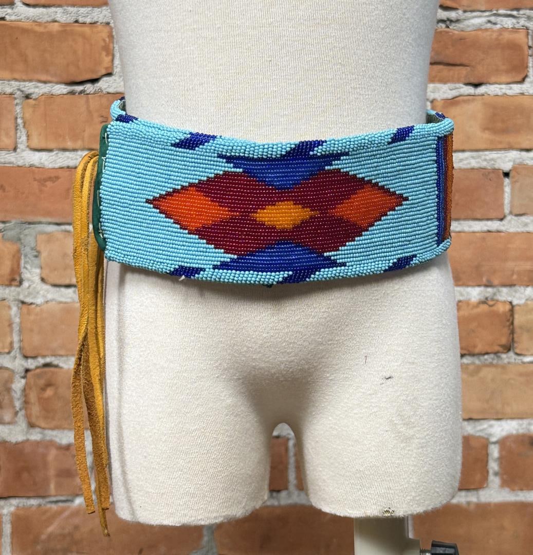 Montana Blackfoot Native American Beaded Belt (1 of 5)