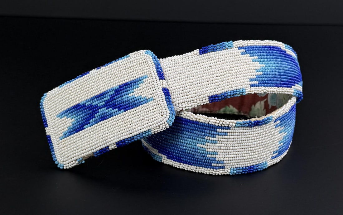 Montana Blackfoot Native American Beaded Belt (1 of 6)