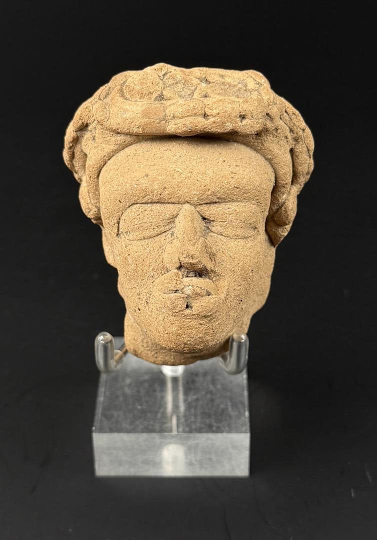 Ancient Mayan Terracotta Effigy Head (1 of 7)
