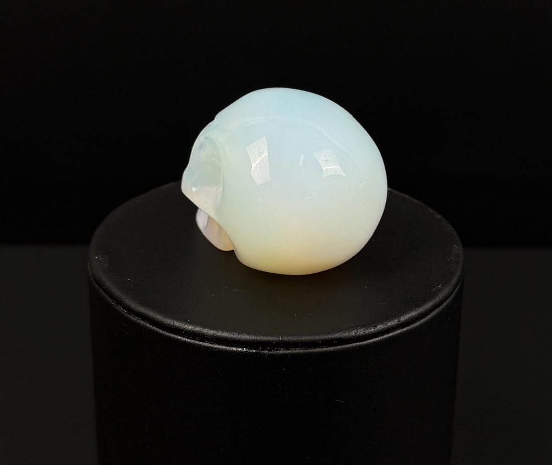 Opalite Skull Carving - 4