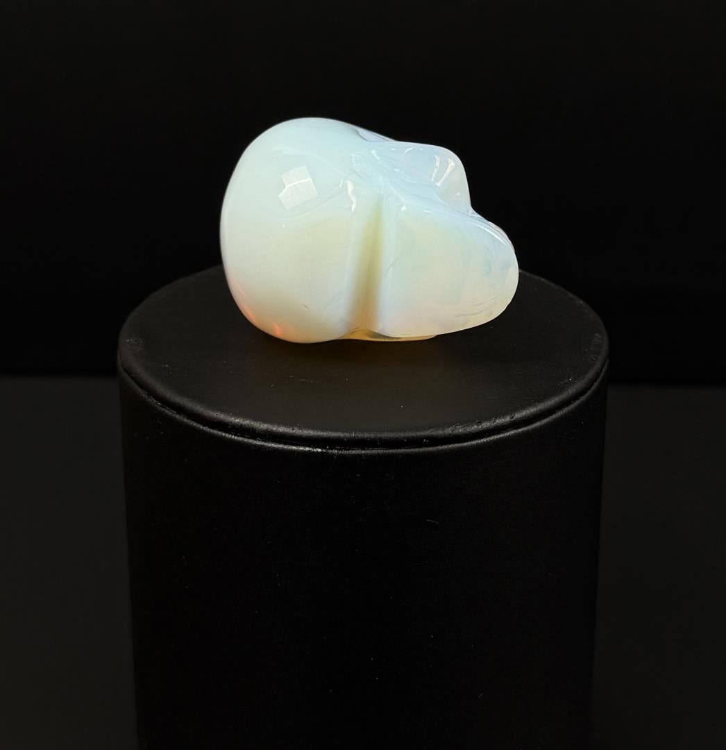 Opalite Skull Carving - 7