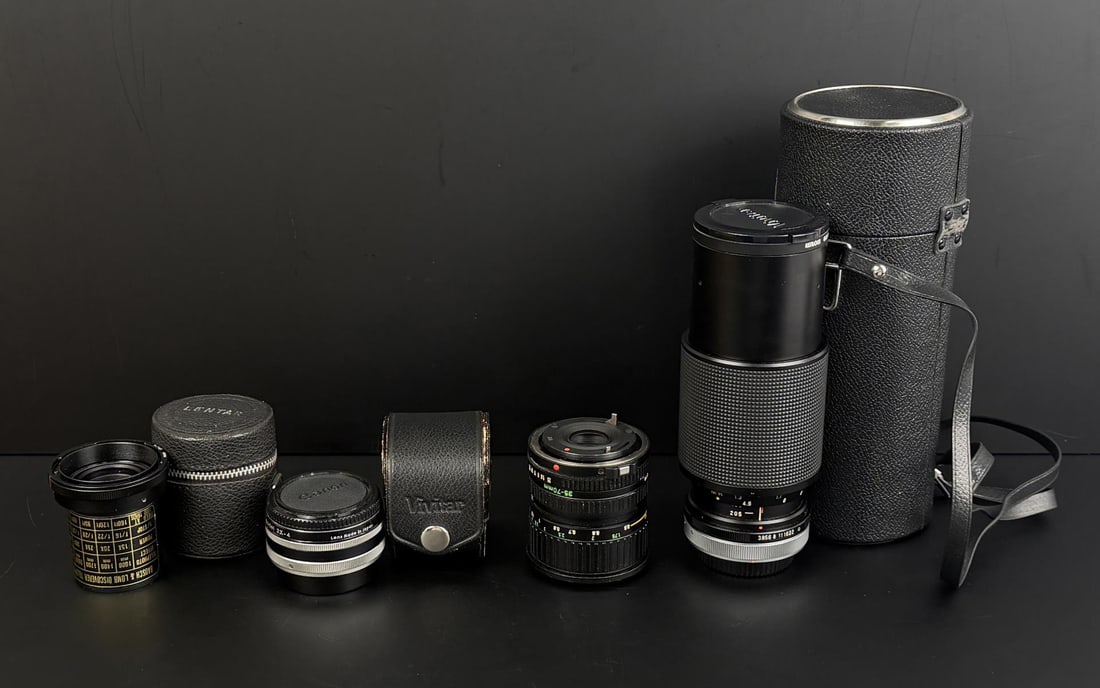 Collection of Camera Lenses and Accessories (1 of 20)