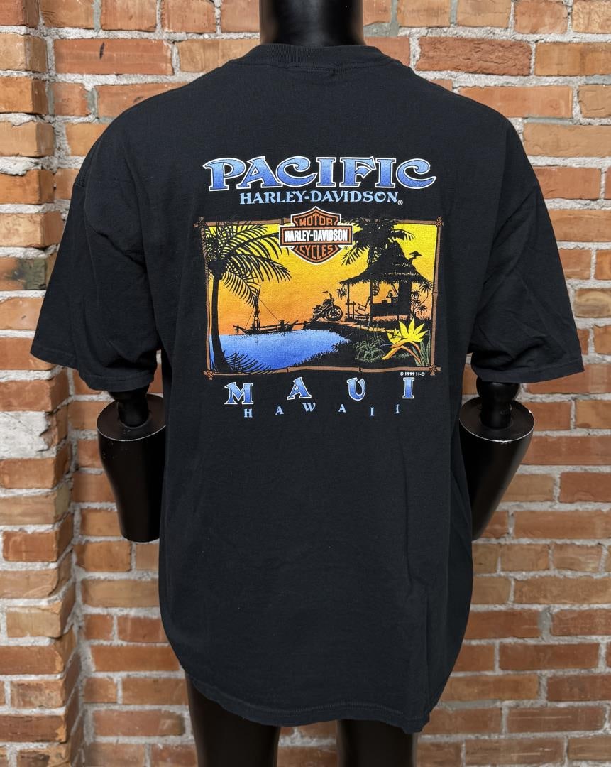 Vintage Maui Hawaii Harley Davidson T Shirt (1 of 6)