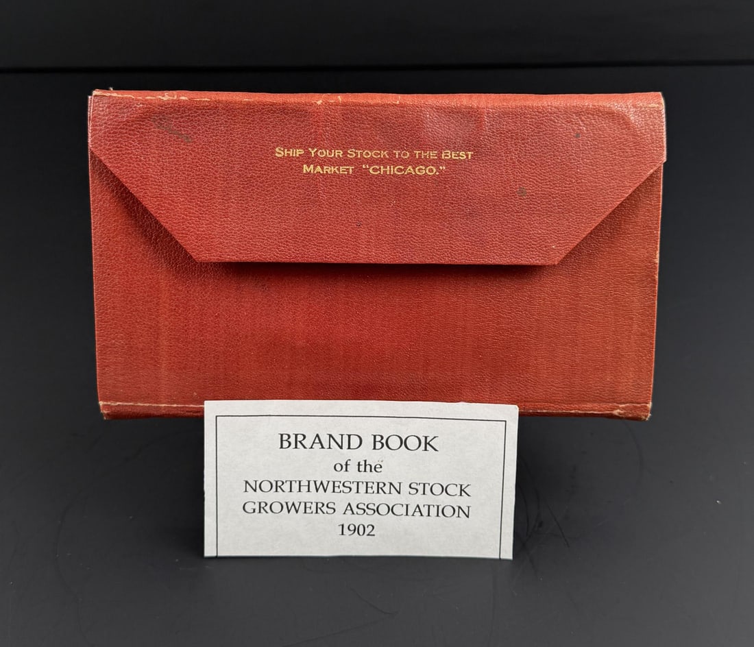 1902 Brand Book Northwestern Stock Growers (1 of 14)