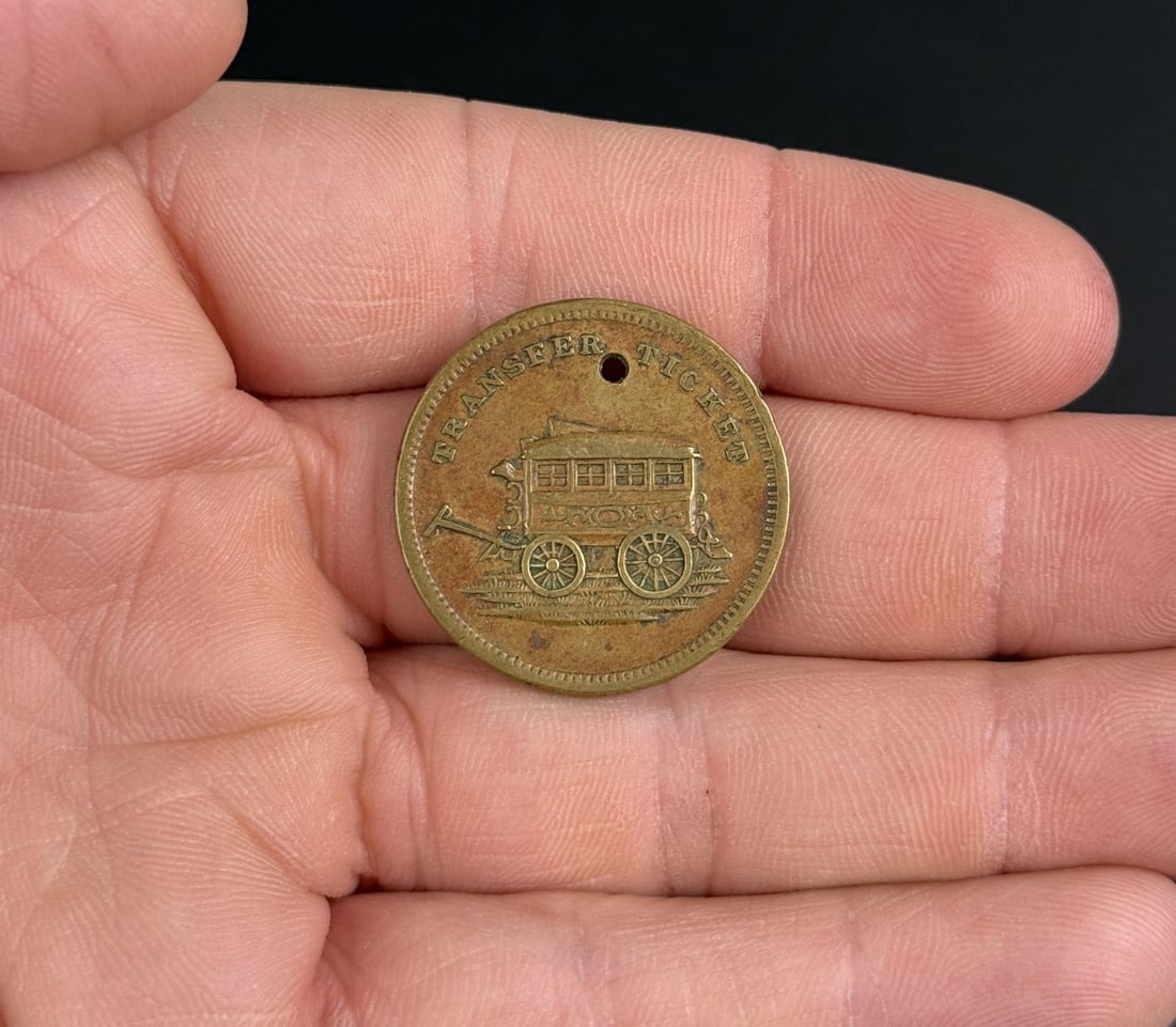 Tyson & Co Telegraph Line New York Transit Token (1 of 3)