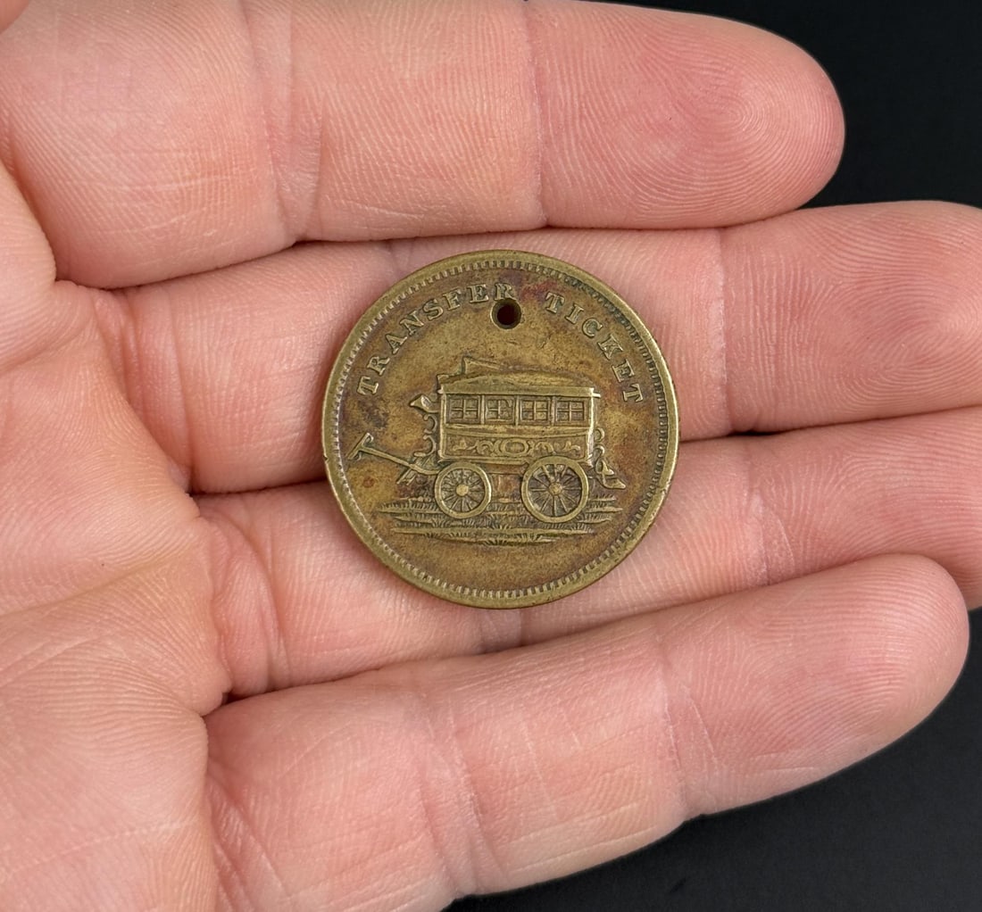 Tyson & Co Telegraph Line New York Transit Token (1 of 3)