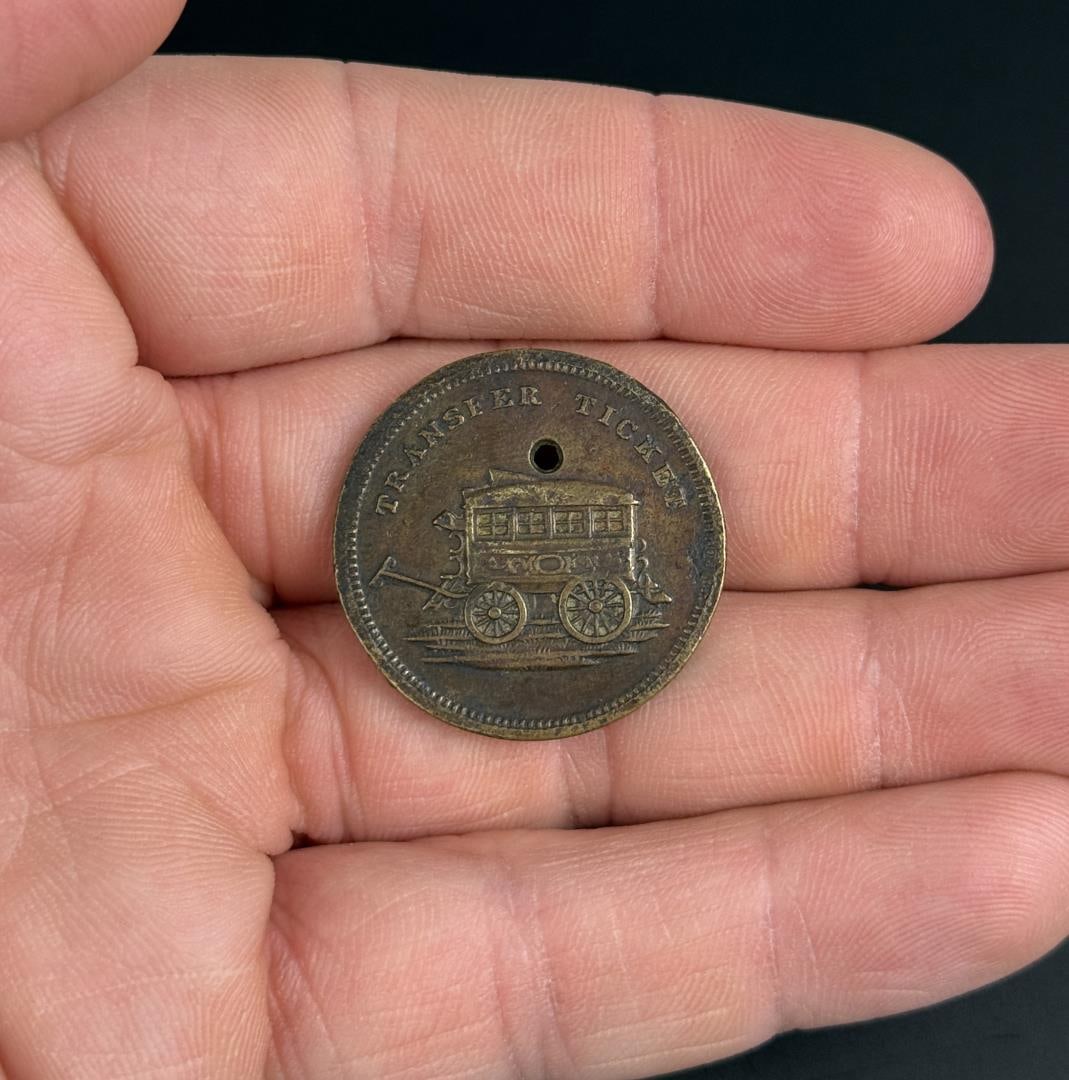 Tyson & Co Telegraph Line New York Transit Token (1 of 3)