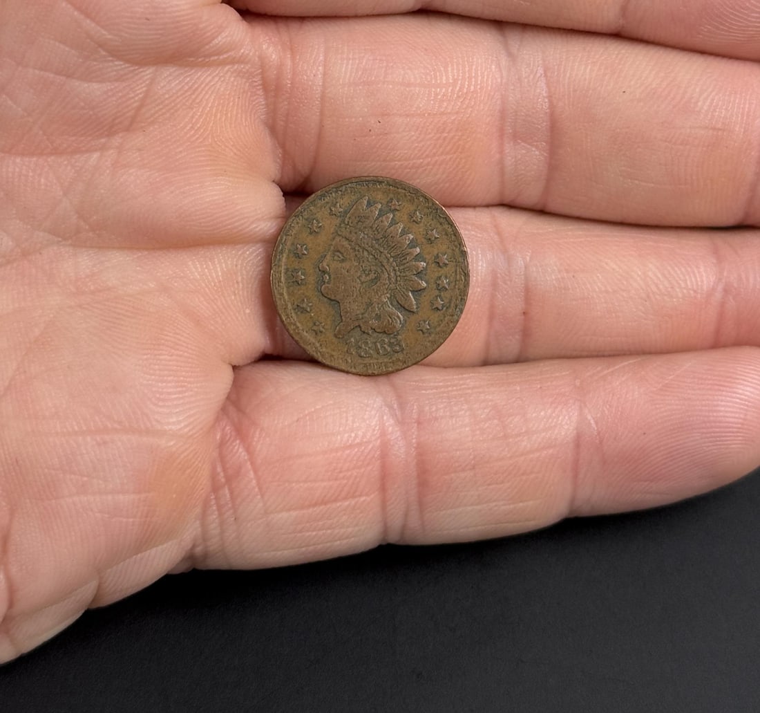 1863 Civil War Merchant Token C Dosher New York (1 of 3)