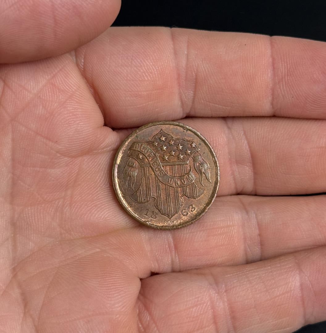 1863 Civil War Token Staudingers New York (1 of 3)