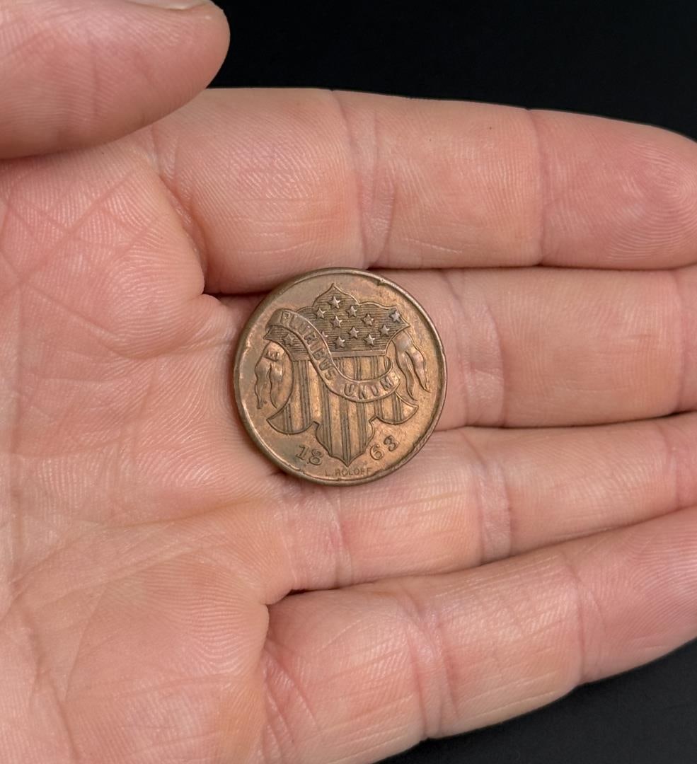 1863 Civil War Token Staudingers New York (1 of 3)