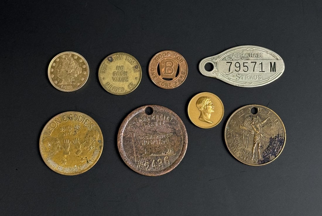 Collection of Advertising Coins and Trade Tokens (1 of 3)