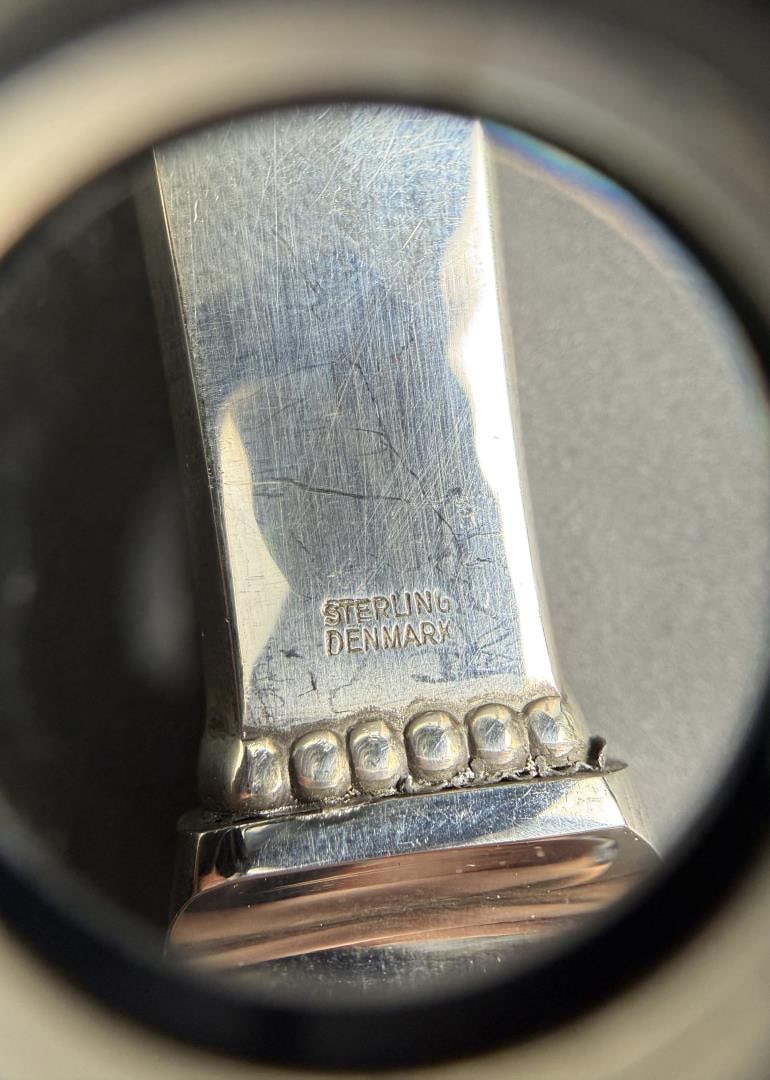 Georg Jensen Beaded Sterling Silver Flatware - 6