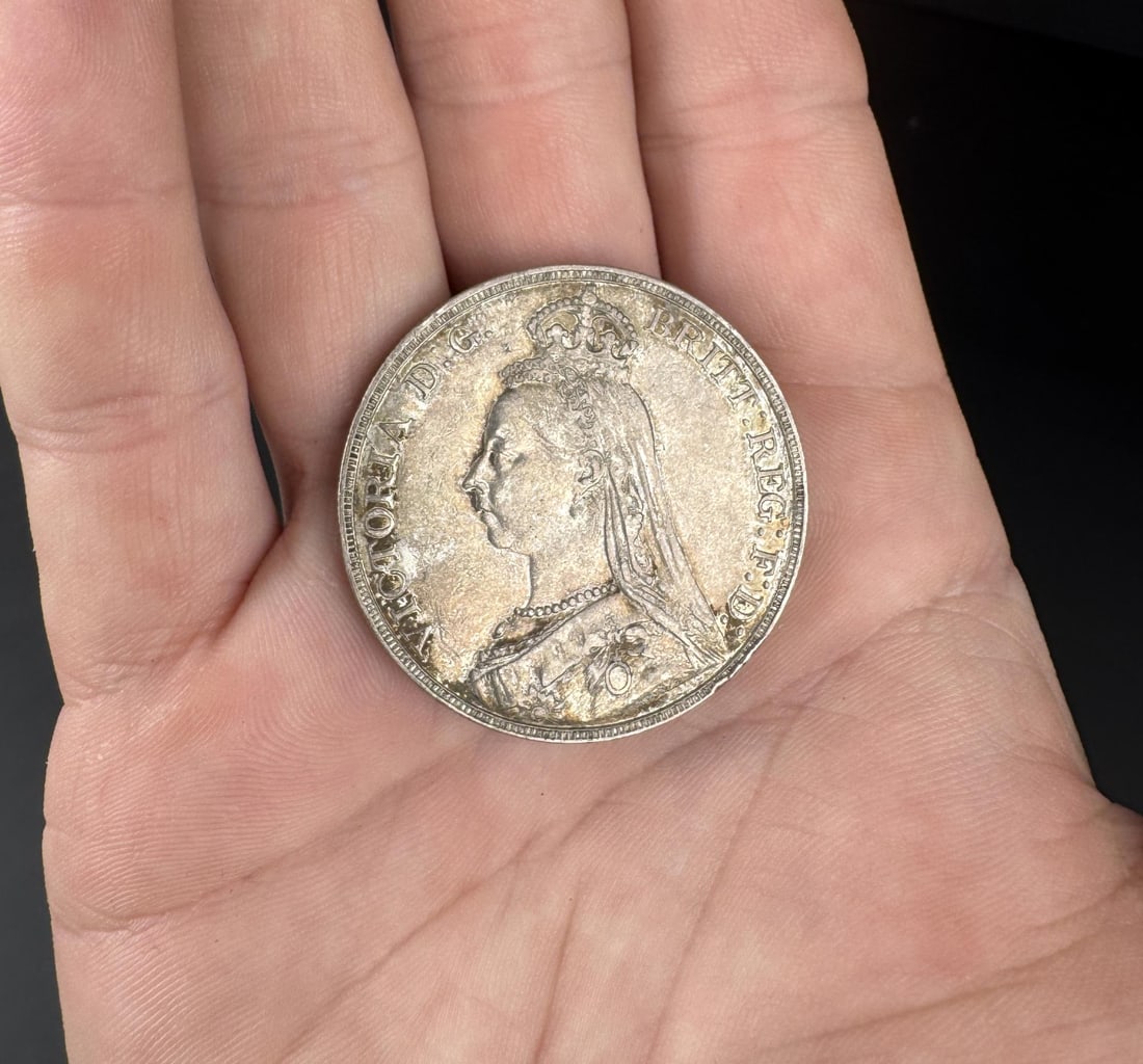 1889 Great Britain Silver Crown (1 of 3)
