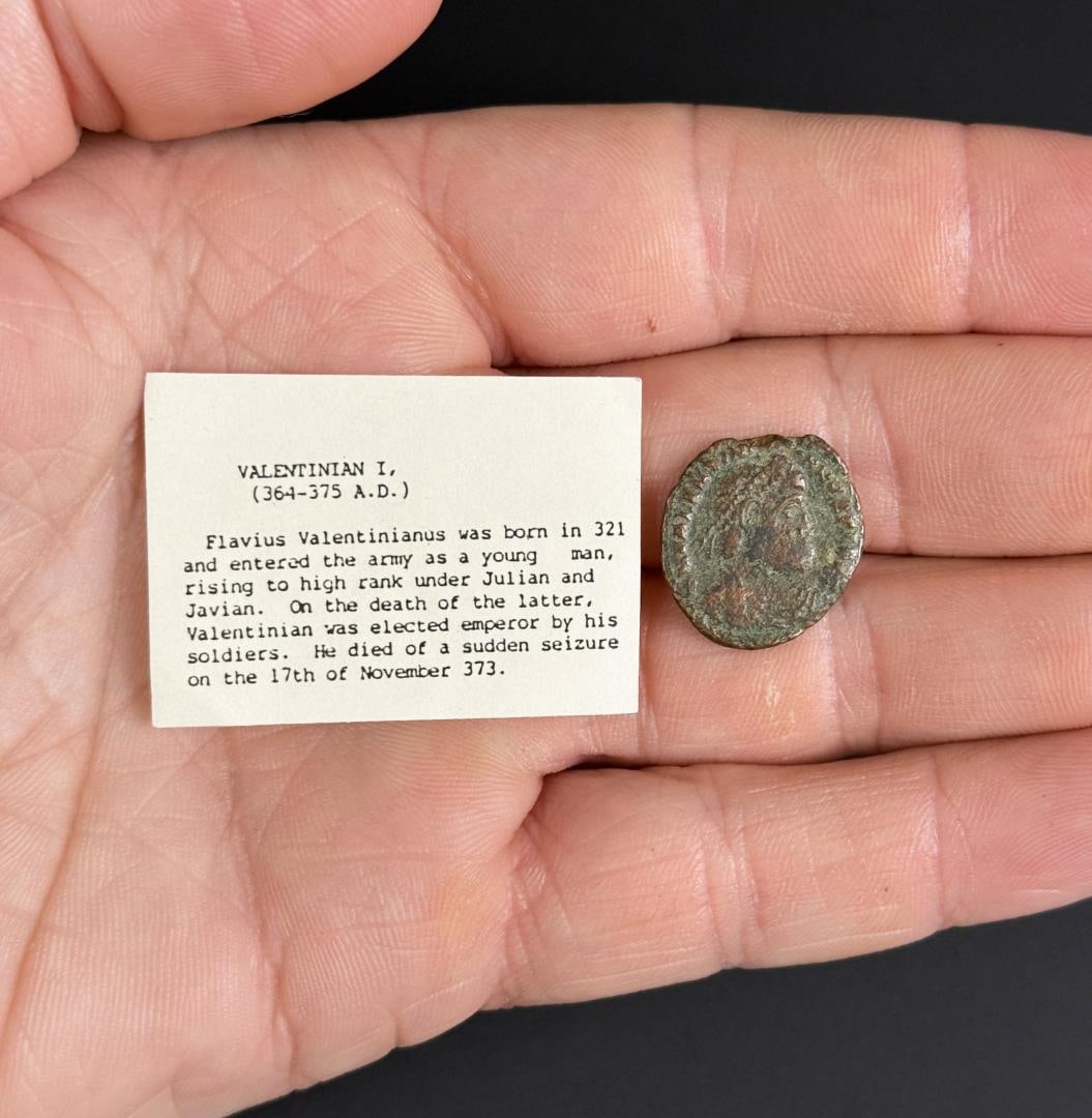 Valentinian I Ancient Roman Bronze Coin (1 of 4)
