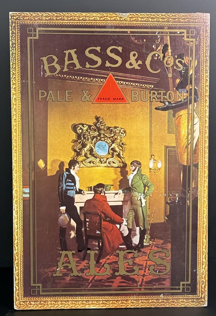 Bass & Co Ales Cardboard Standup Beer Sign (1 of 4)