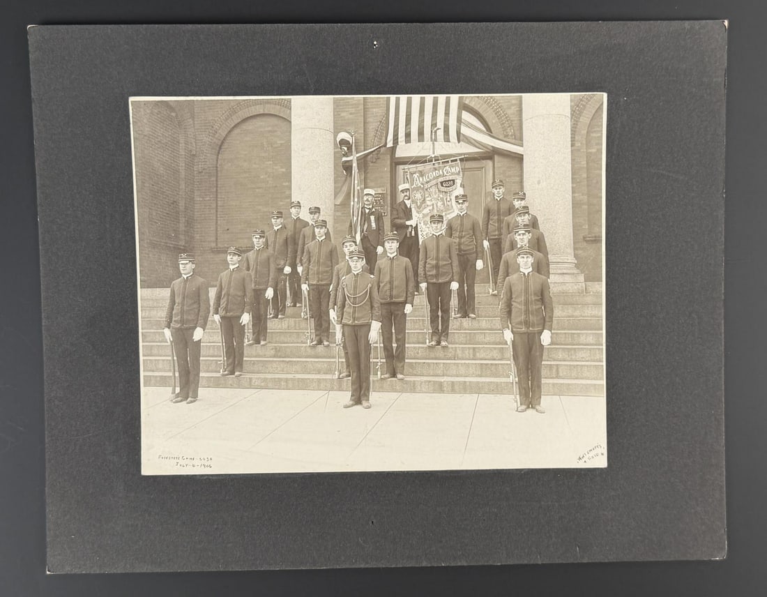 1906 Anaconda Montana Foresters Camp Cabinet Photo (1 of 5)