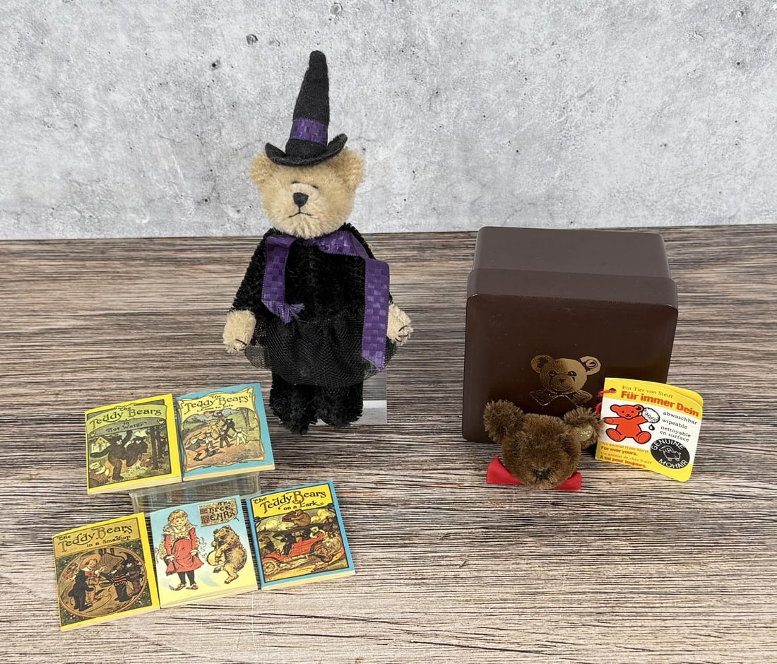 Boyd and Steiff Mohair Teddy Bears (1 of 20)