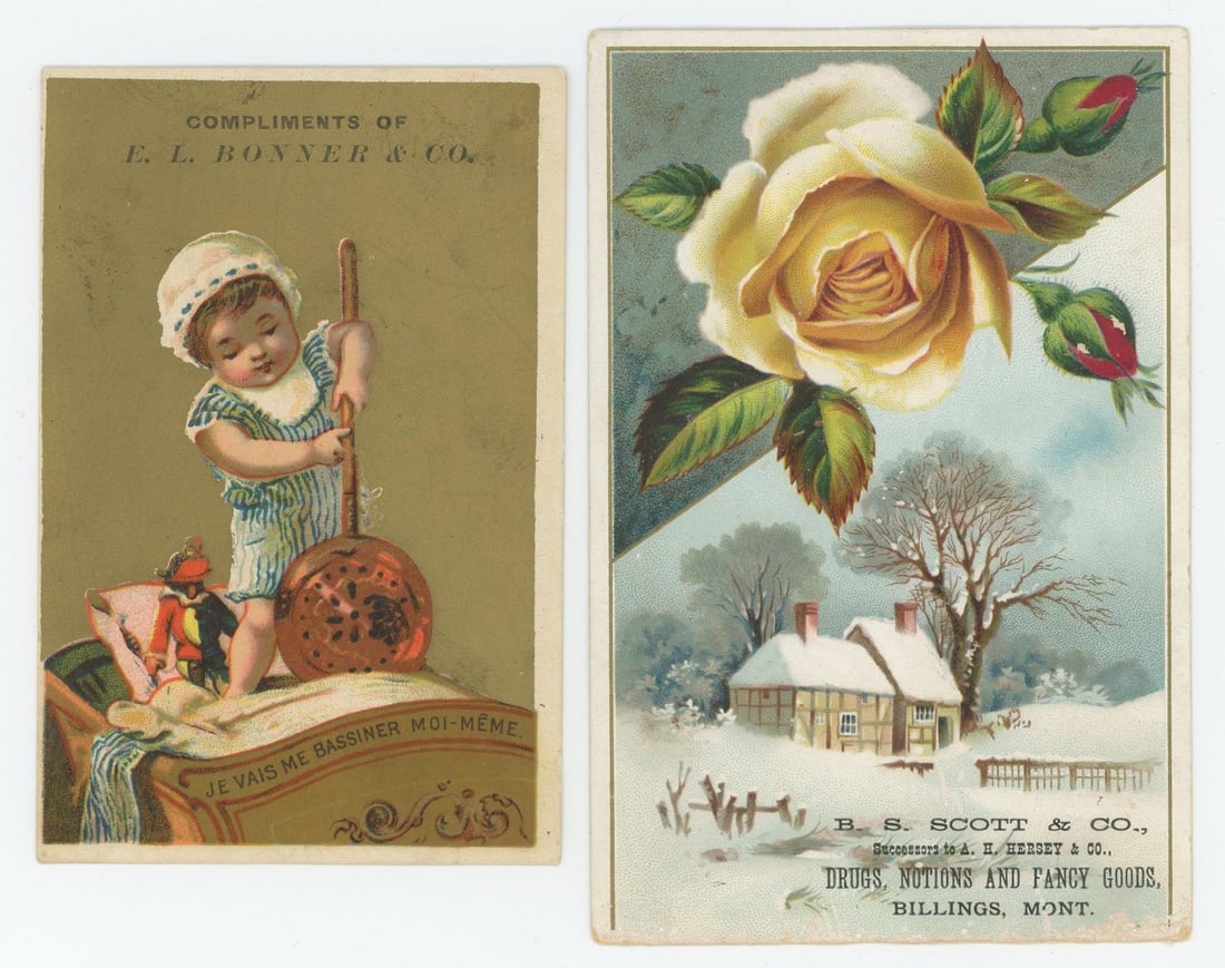 Bonner Billings Montana Trade Cards (1 of 3)