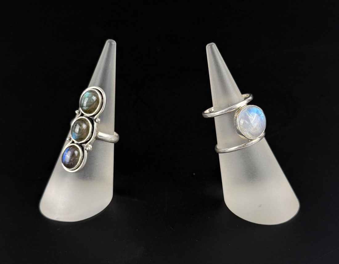Sterling Silver Labradorite Rings