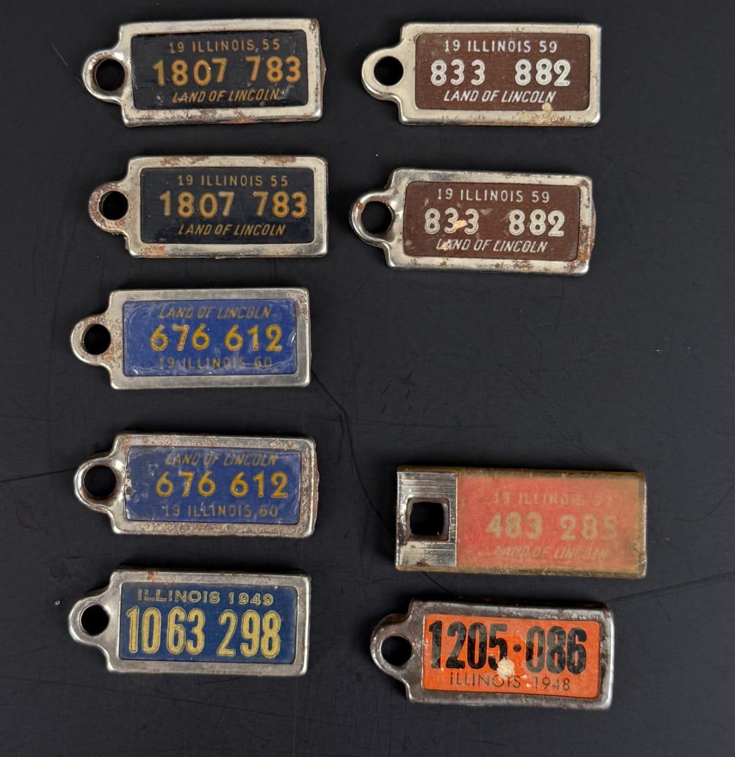 Illinois DAV Tags Keychains (1 of 5)