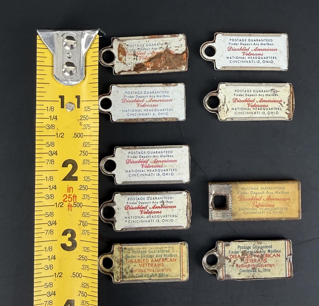 Illinois DAV Tags Keychains - 3