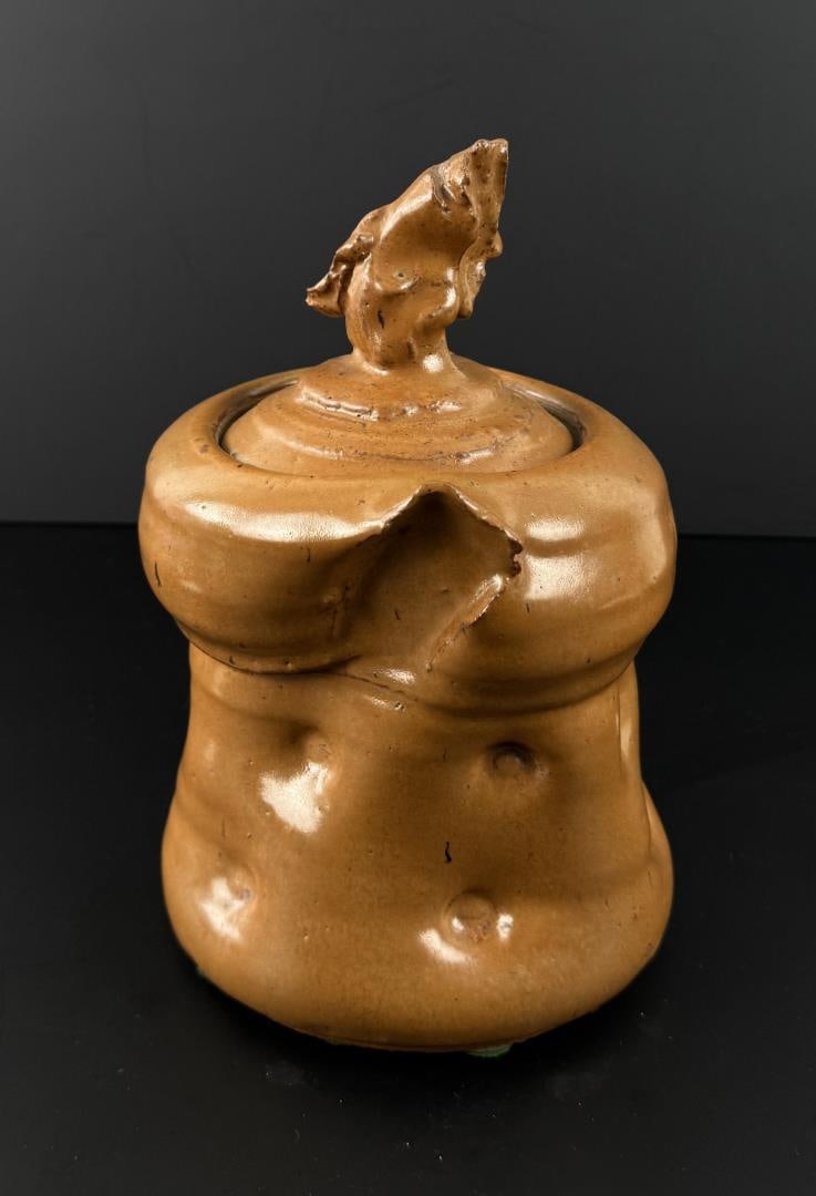 David Smith Studio Pottery Lidded Jar - 2