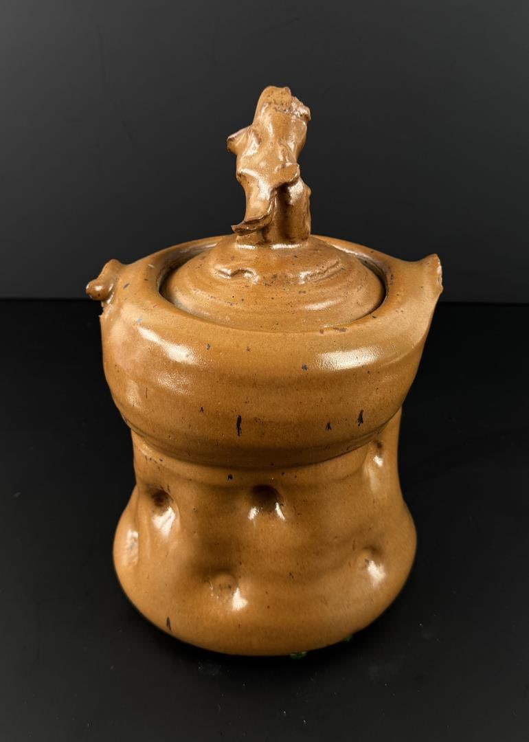 David Smith Studio Pottery Lidded Jar - 3