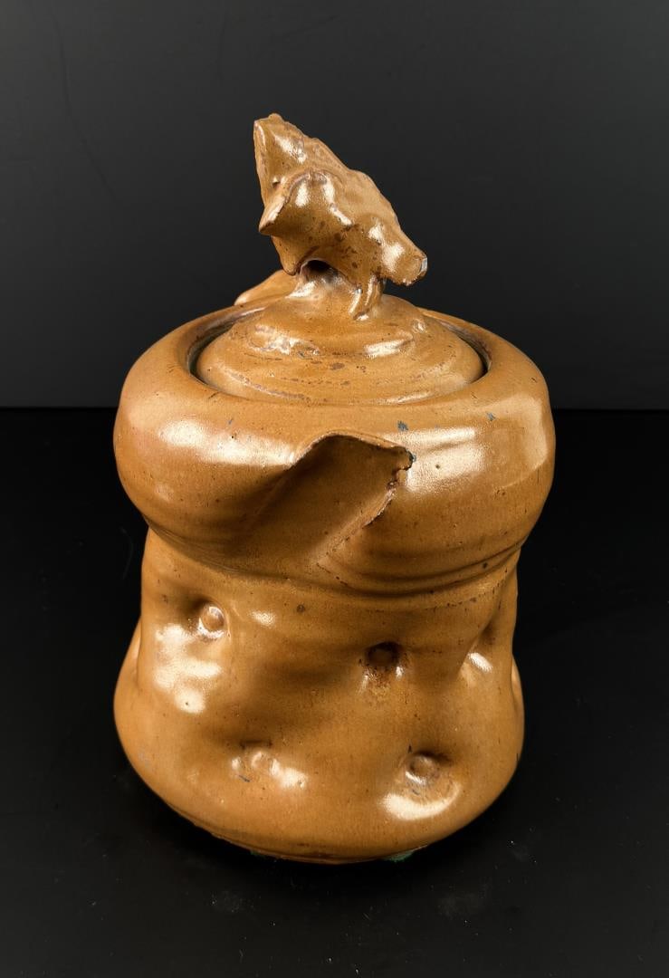 David Smith Studio Pottery Lidded Jar - 4