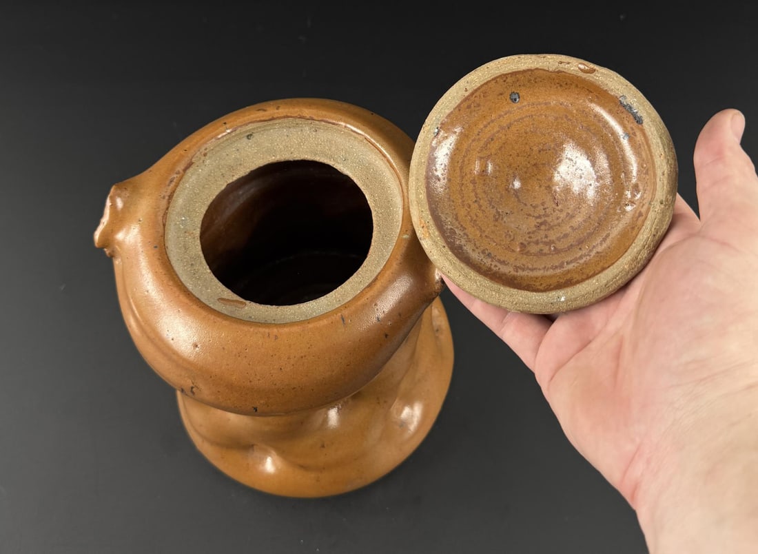 David Smith Studio Pottery Lidded Jar - 5
