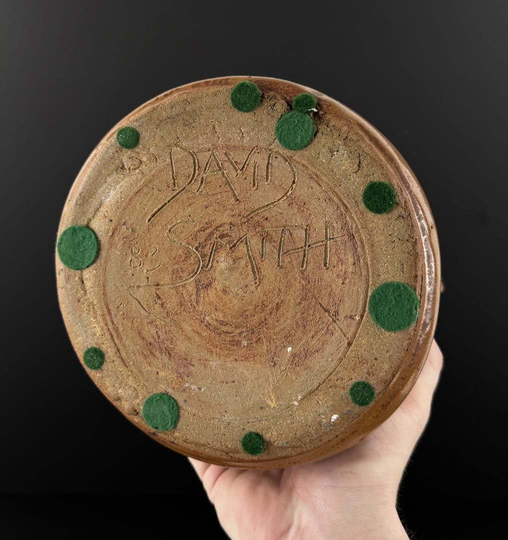 David Smith Studio Pottery Lidded Jar - 6