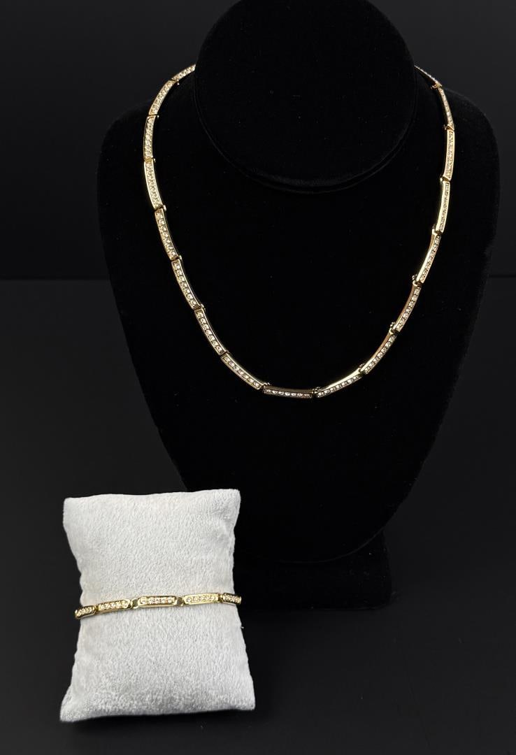 Swarovski Necklace and Bracelet Set (1 of 9)