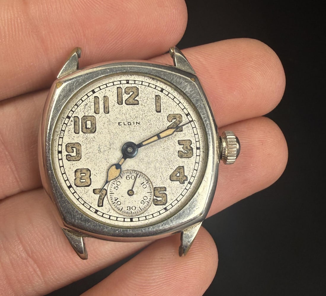 WWI WW1 Period Elgin Model 2 Army Watch (1 of 5)