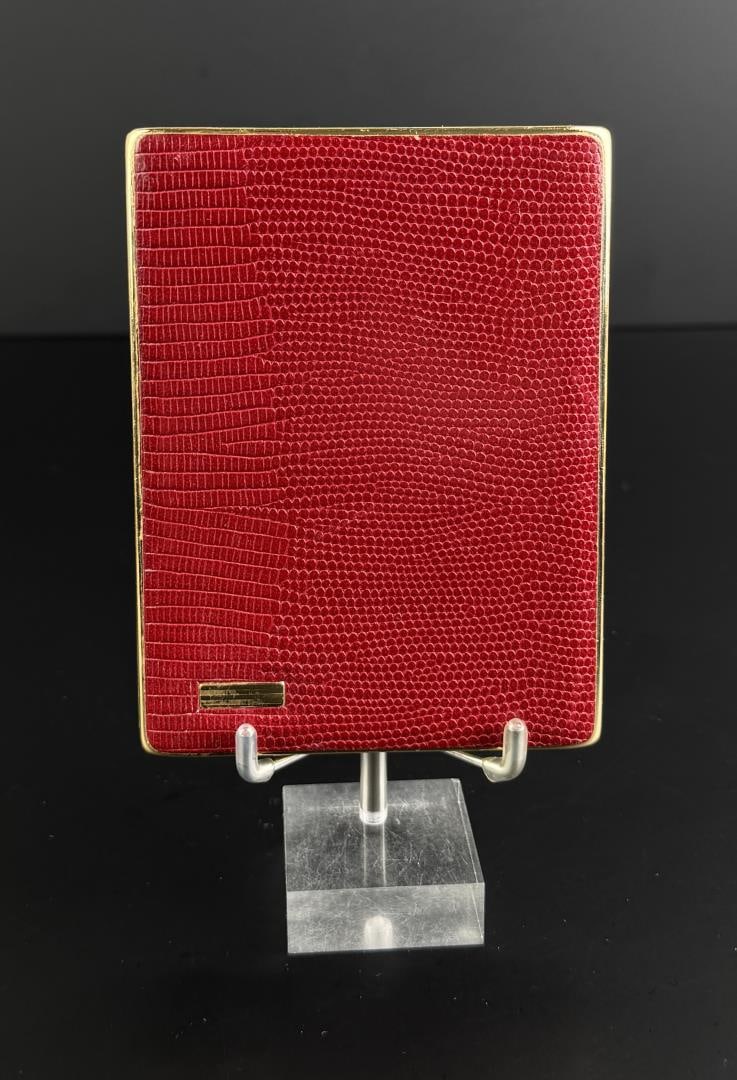 French Sliding Lizard Leather Cigarette Case (1 of 7)