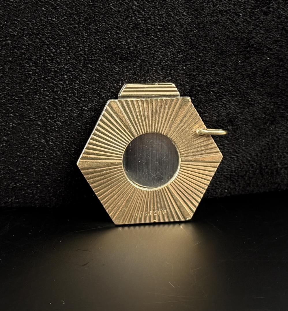 Victorian 9K Gold Watch Fob Cigar Cutter (1 of 5)