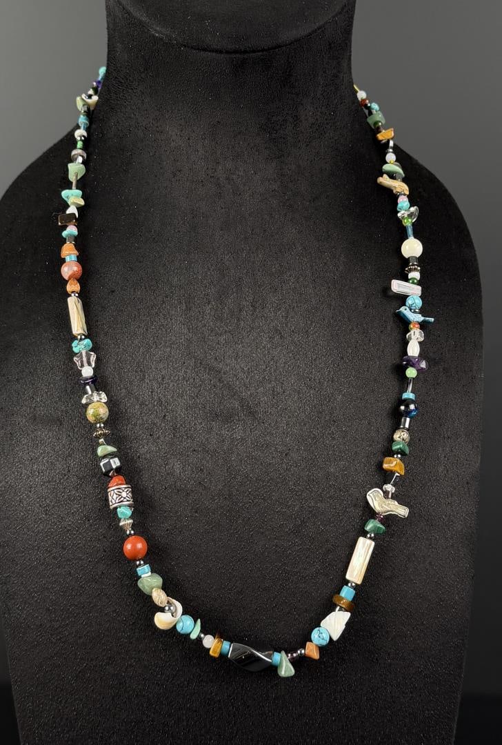 Zuni Heishi Animal Fetish Necklace (1 of 5)