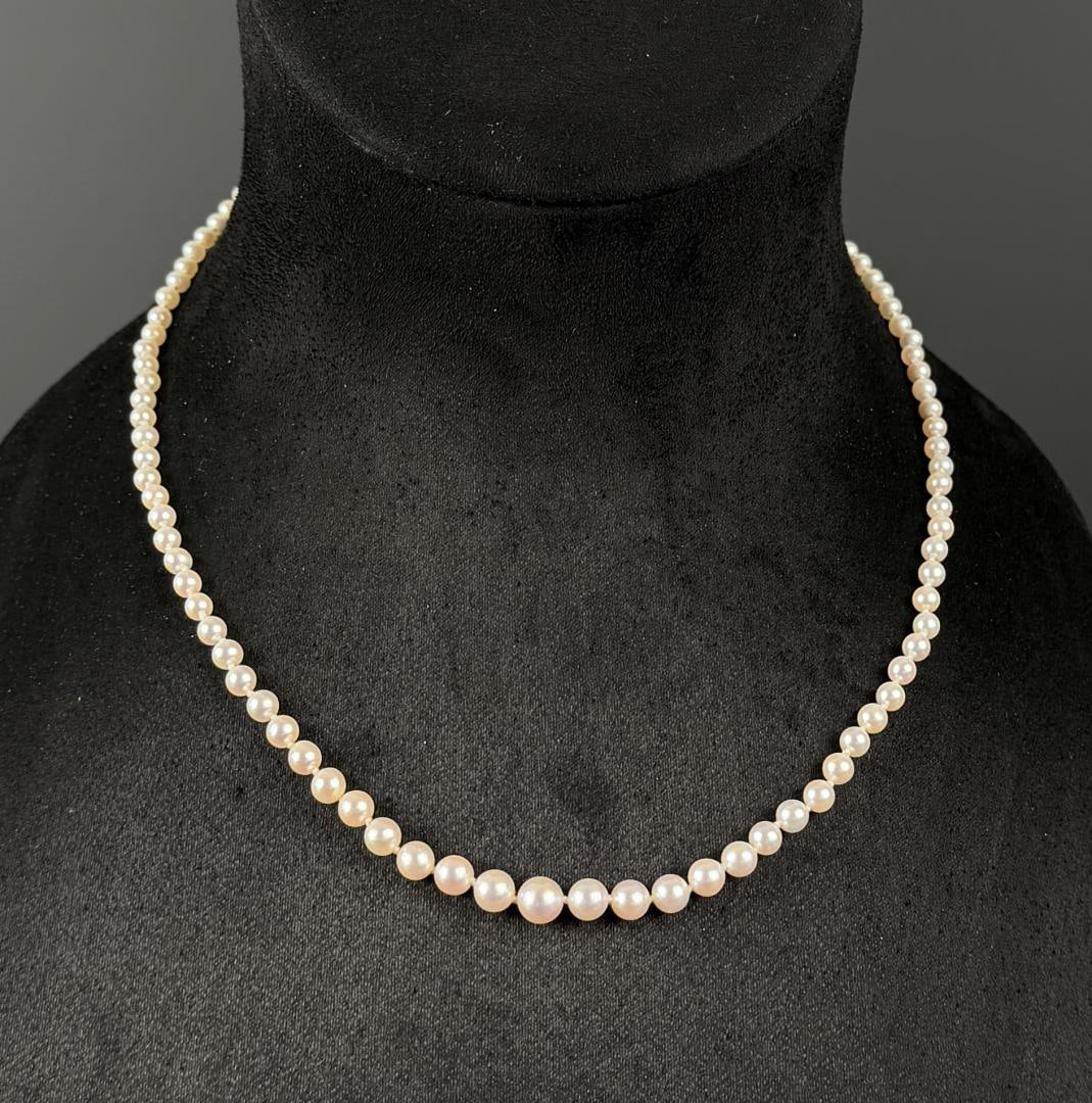 Sterling Silver Cultured Pearl Necklace (1 of 5)