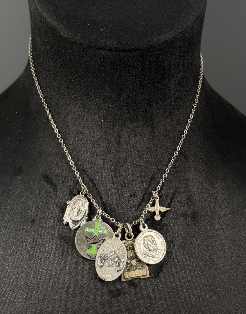 Sterling Silver Charm Necklace (1 of 7)