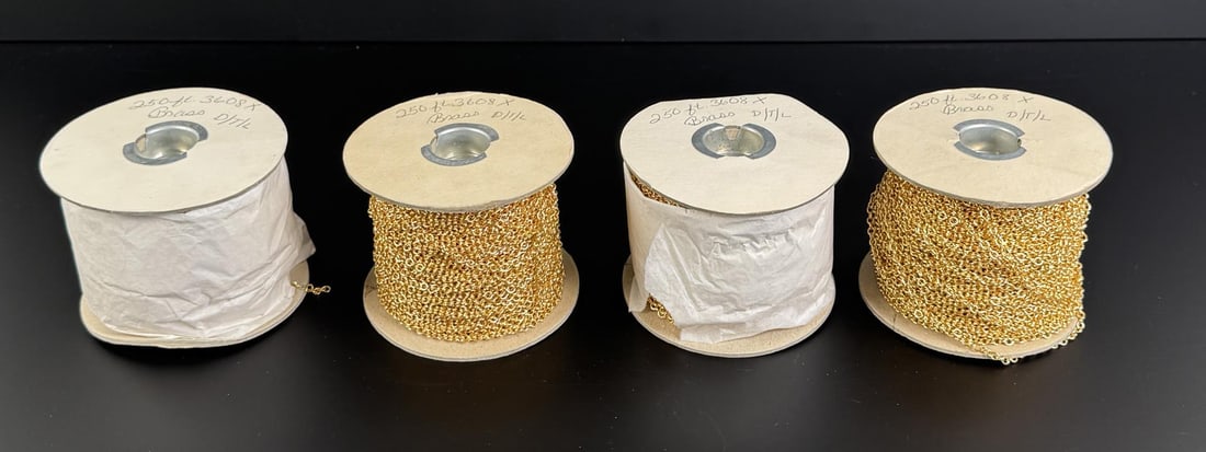 Copper and Zinc Jewelry Chain Spools (1 of 5)