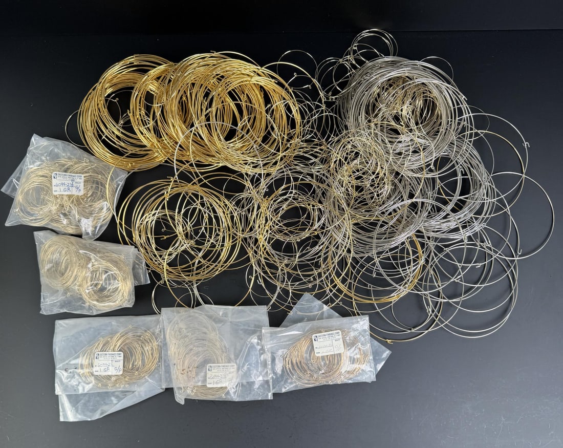 Collection of Gold Plated Jewelry Findings: Nice grouping.