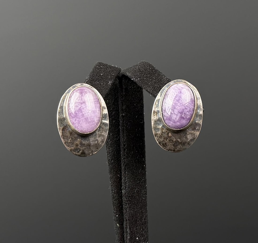 Shube Dakota West Sterling Amethyst Earrings (1 of 4)