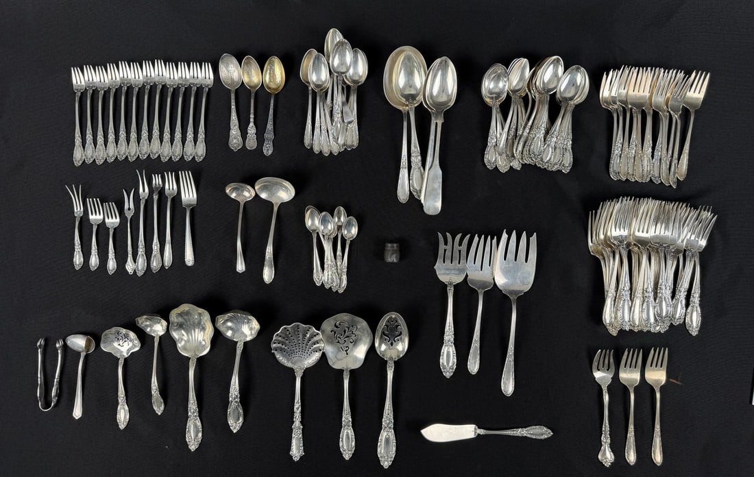 Large Collection of Sterling Silver Flatware (1 of 11)