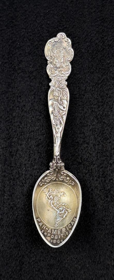 Sterling Silver Pan American Exposition 1901 Spoon (1 of 4)