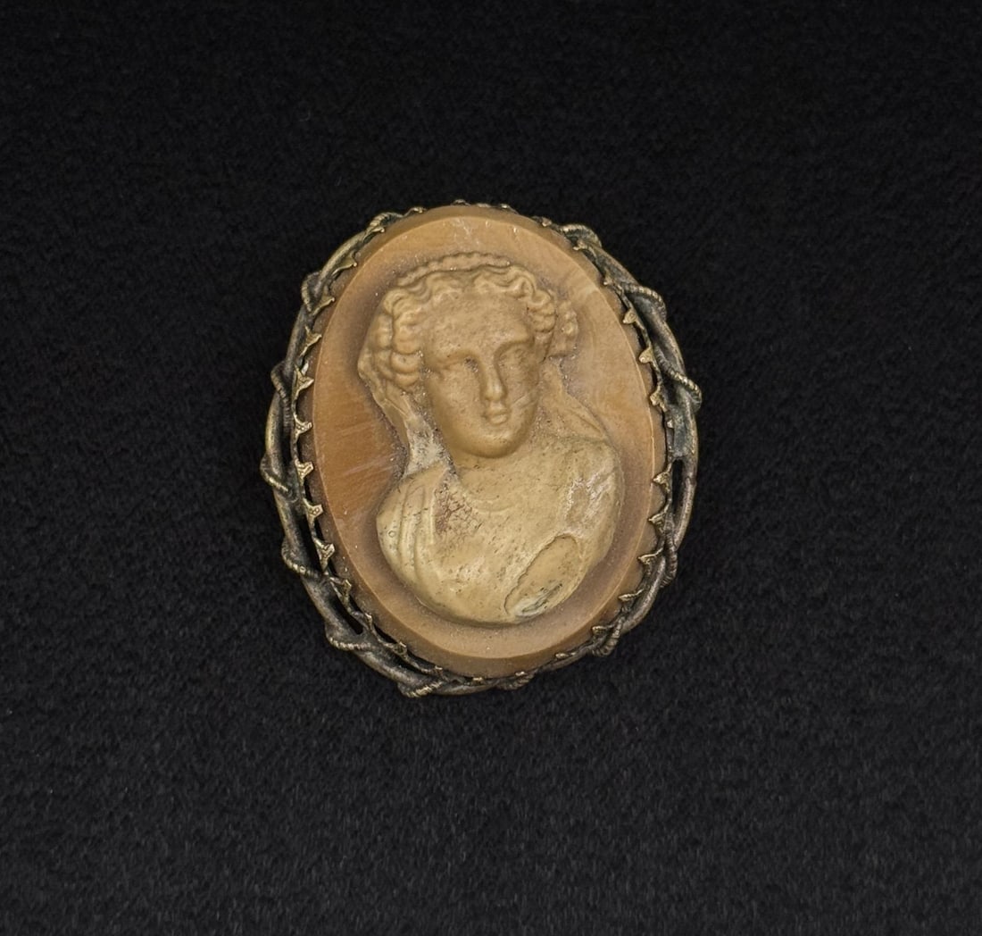 Victorian Pompeii Lava Cameo Grand Tour (1 of 4)